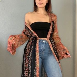 Vibrant Print Duster / Robe